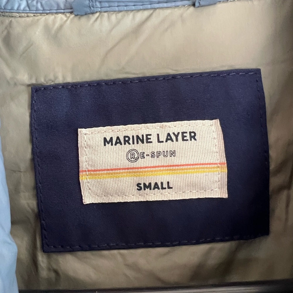 Small Marine Layer Buttoned Puffer Jacket - image 2